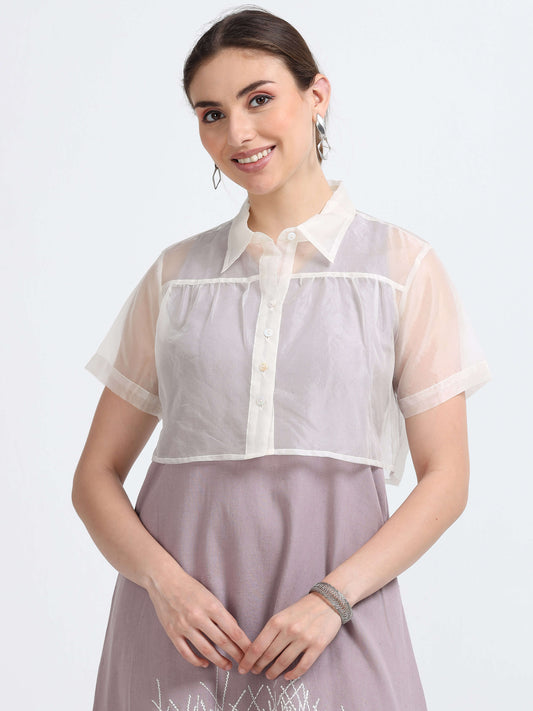 Pure Silk Organza shrug - Reepeat