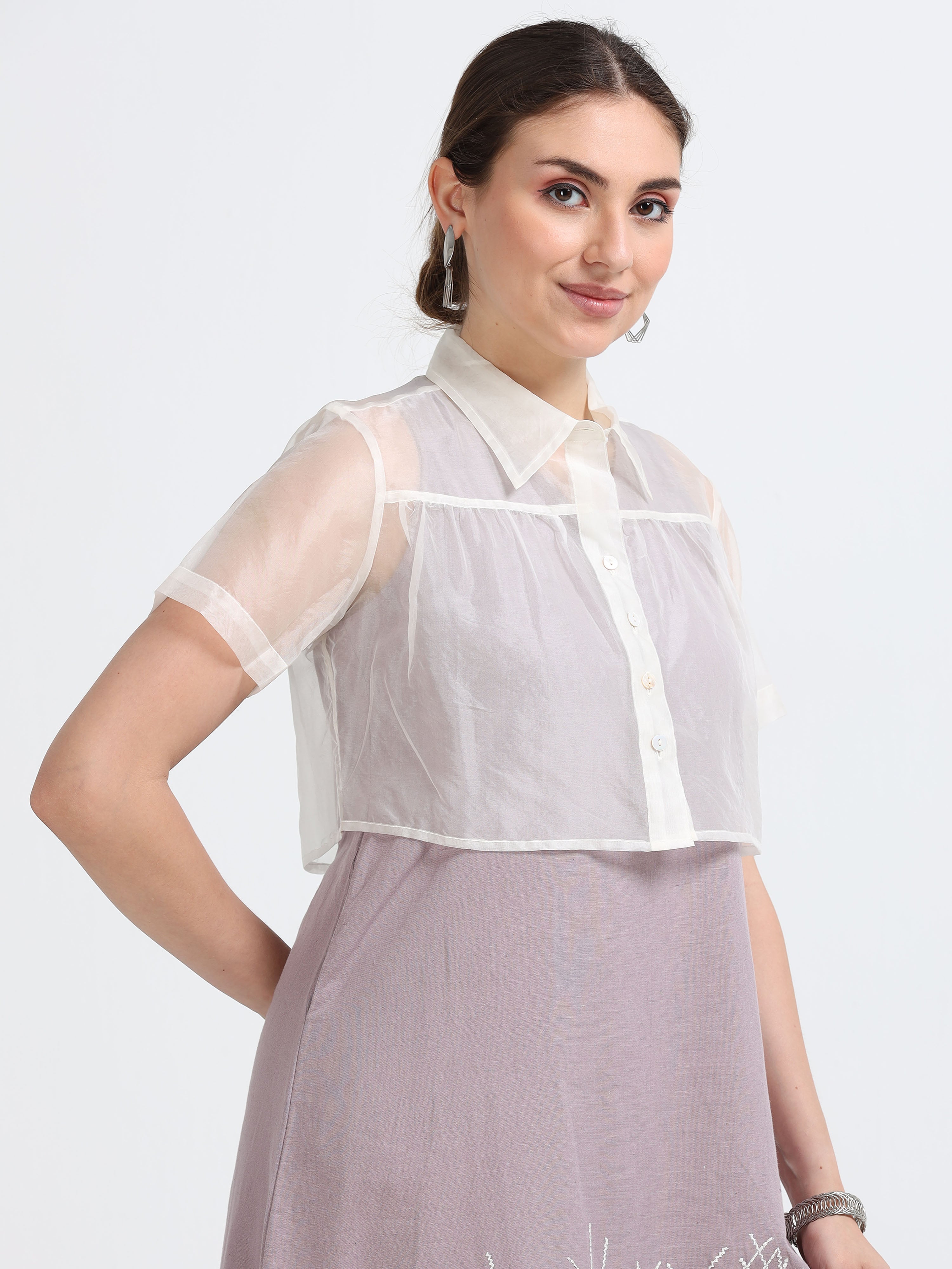 Pure Silk Organza shrug