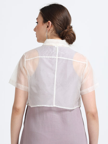 Pure Silk Organza shrug
