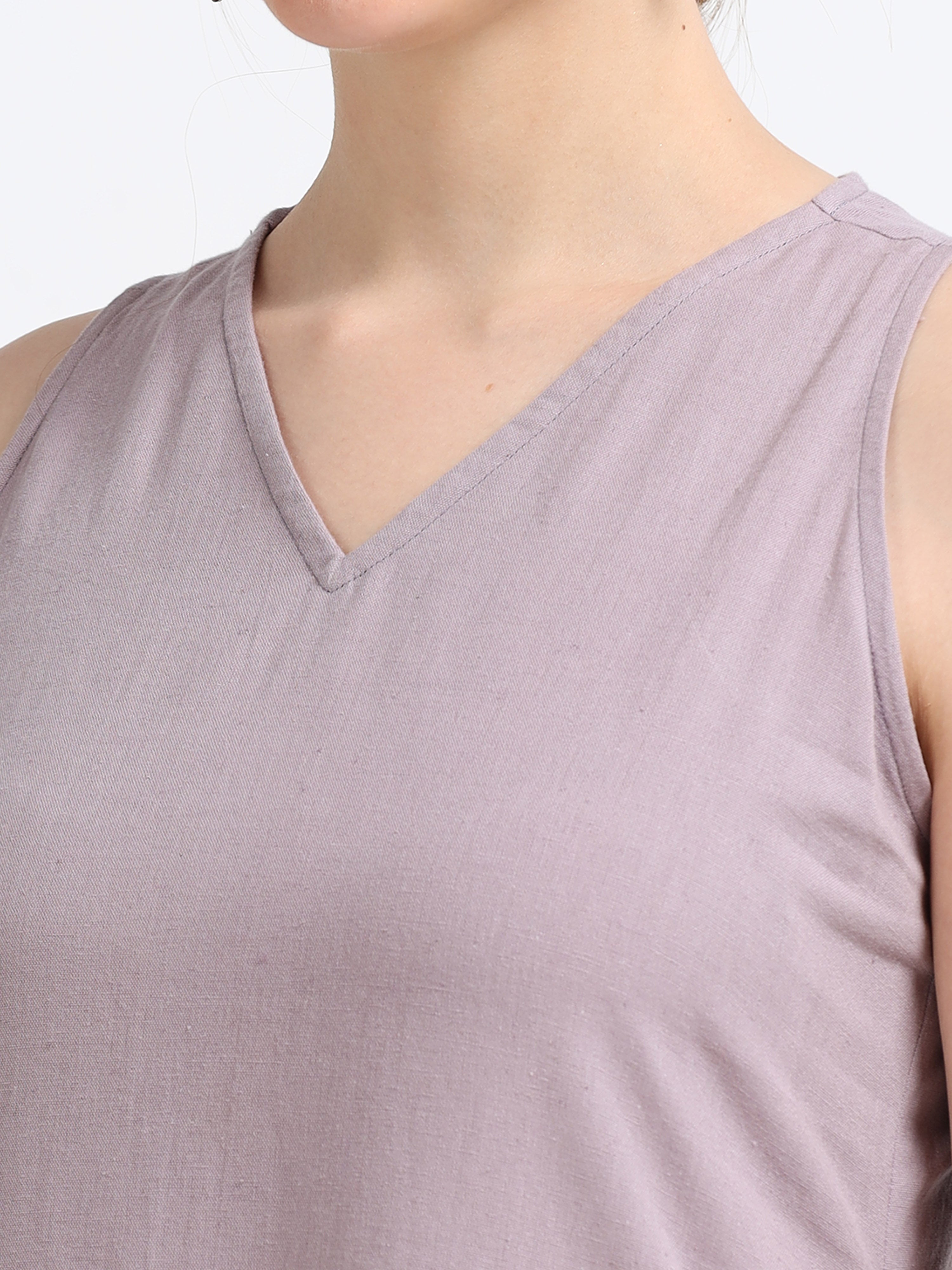 Razor back Flounce dress