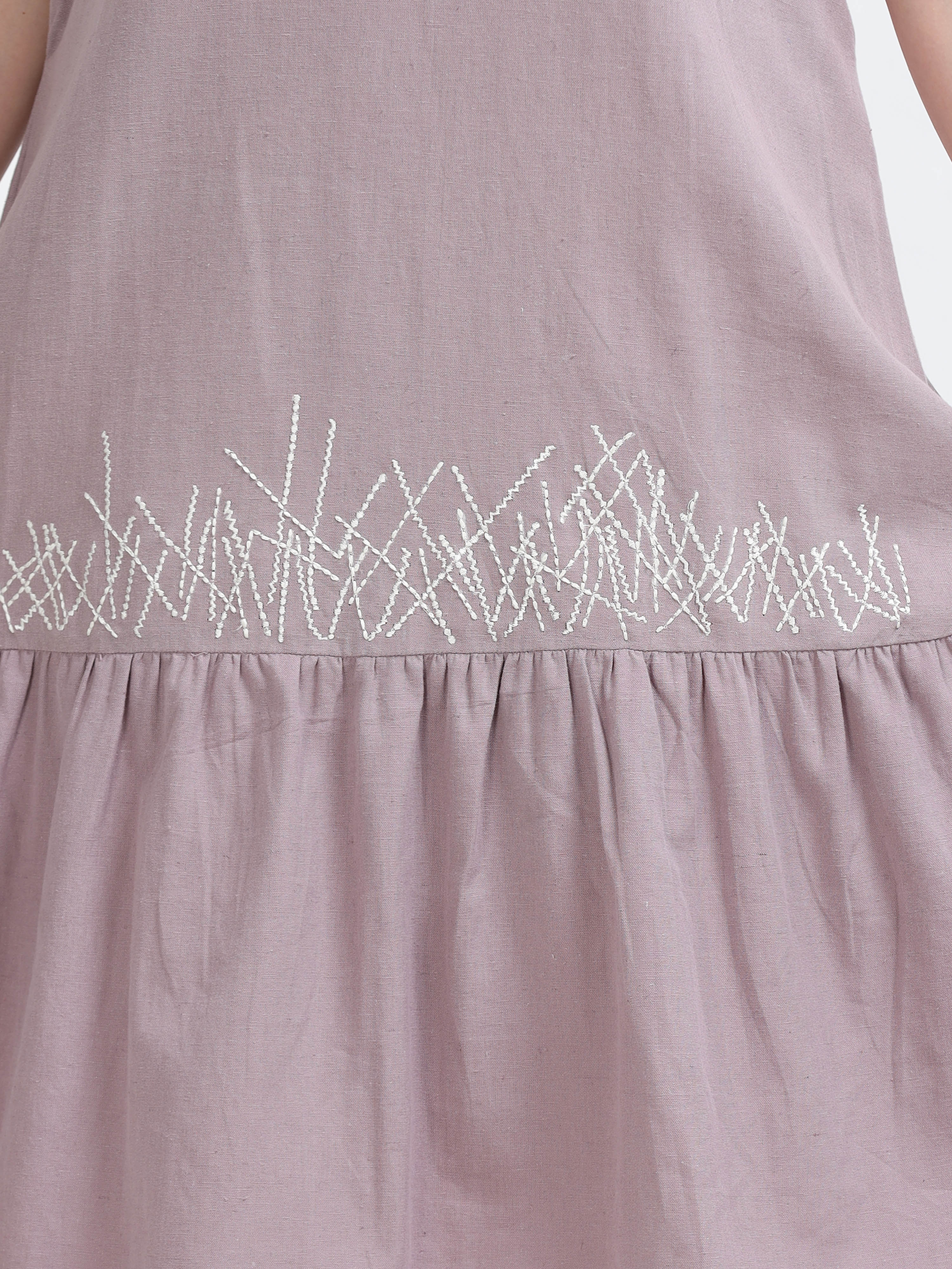 Razor back Flounce dress