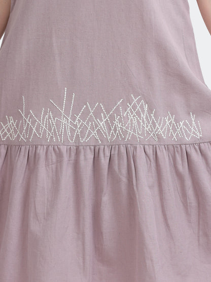 Razor back Flounce dress