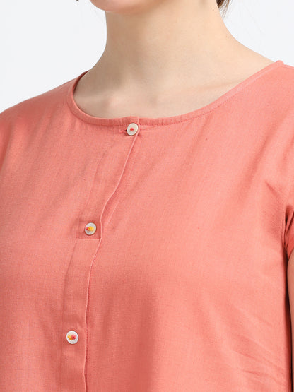 Cap Sleeve Knee Length Dress