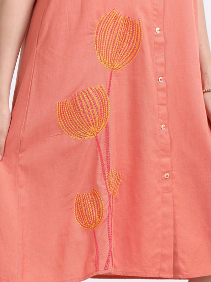 Cap Sleeve Knee Length Dress - Reepeat