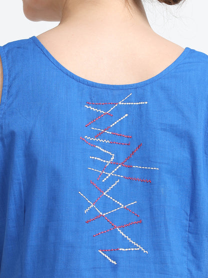 Flared knee length dress