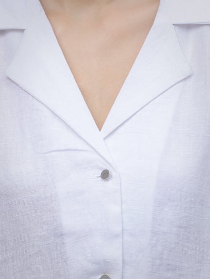 Chidiya Pure linen loose shirt