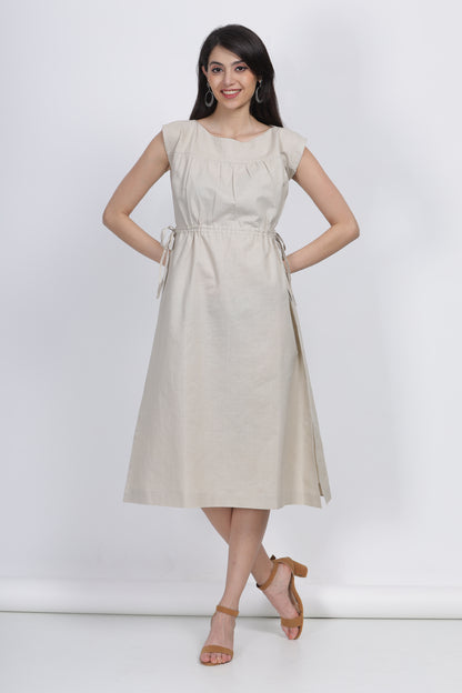 natural dyed hemp dress