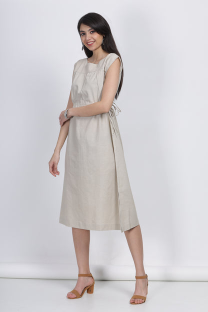 natural dyed hemp dress