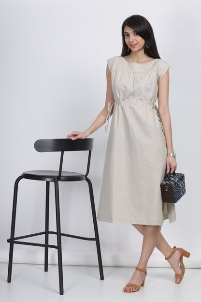 natural dyed hemp dress