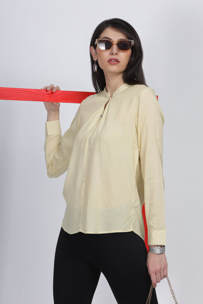 Mika Natural dyed modal shirt