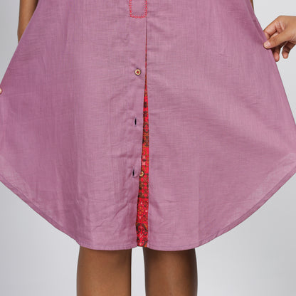 RAPTURE -Versatile Cotton Dress with Athangudi Tile-Inspired Accents